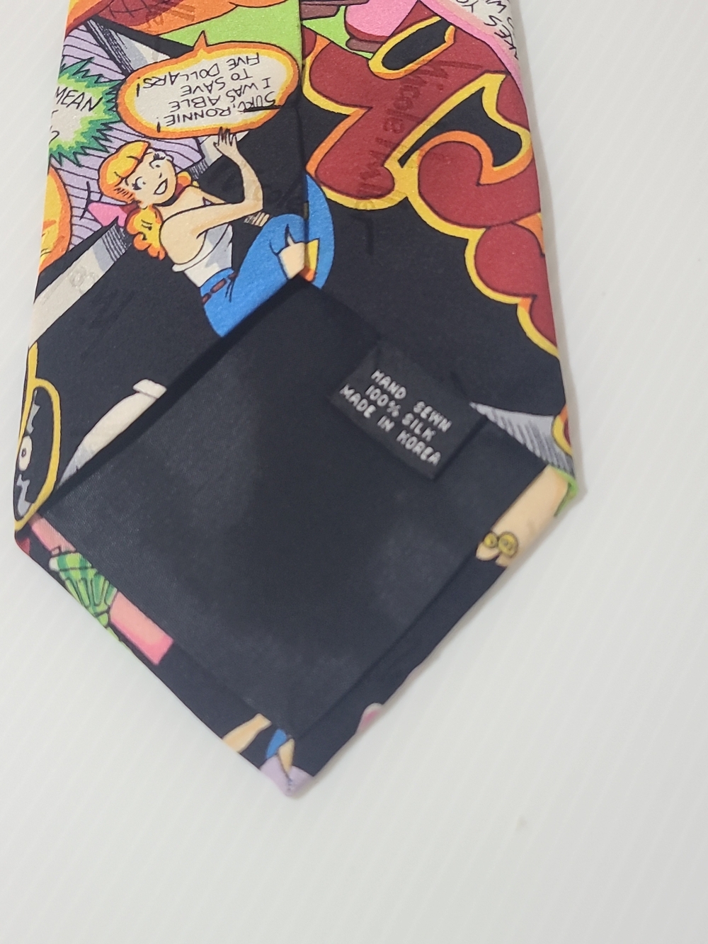 Nicole Miller Multicolor Comic Pop Archi Art Necktie - Picture 8 of 9